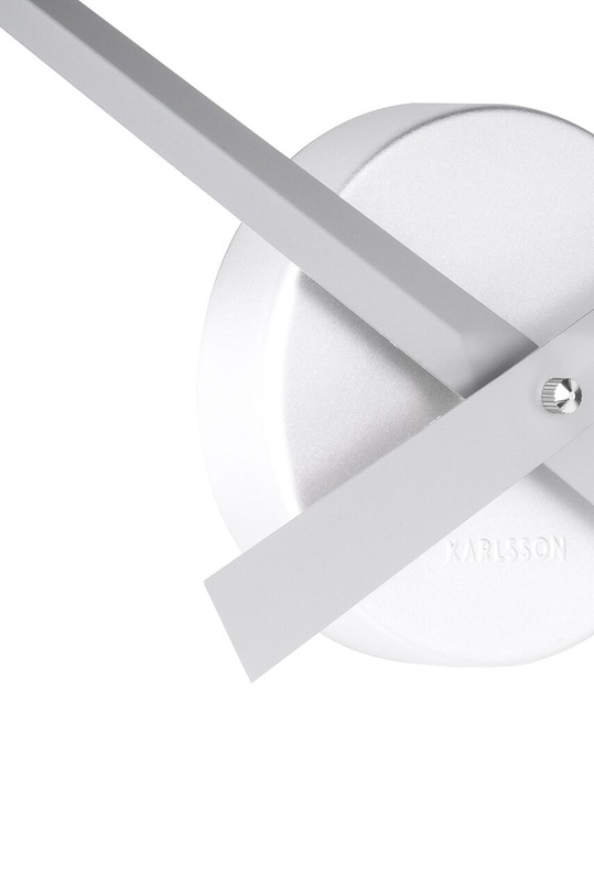 Obývací pokoj a ložnice Nástěnné hodiny Karlsson Little Big Time KA450055 šedá