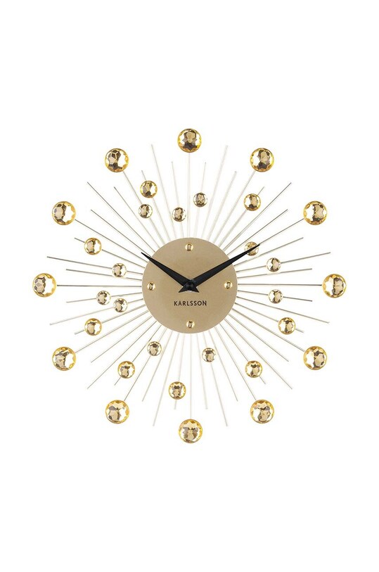 Karlsson zegar ścienny żółty KA4860GD