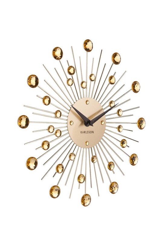 Karlsson zegar ścienny KA4860GD żółty AA00