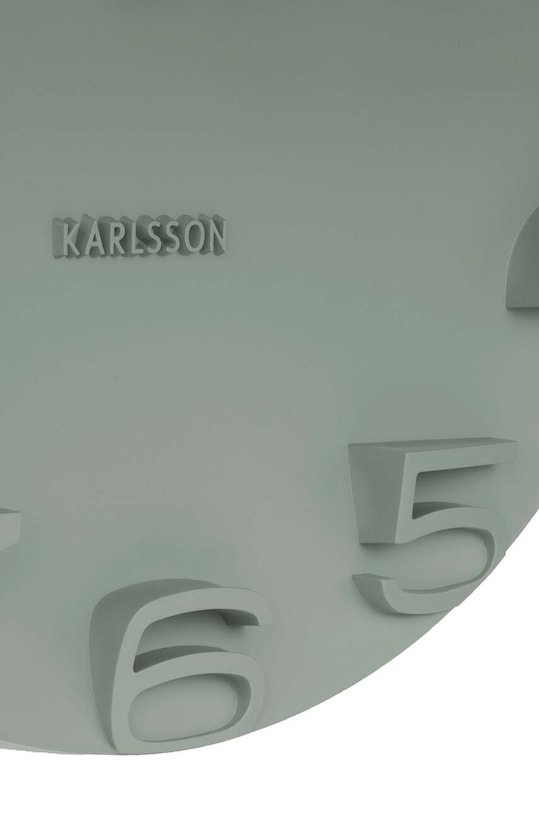 Salon i sypialnia Karlsson zegar ścienny KA5311GR zielony