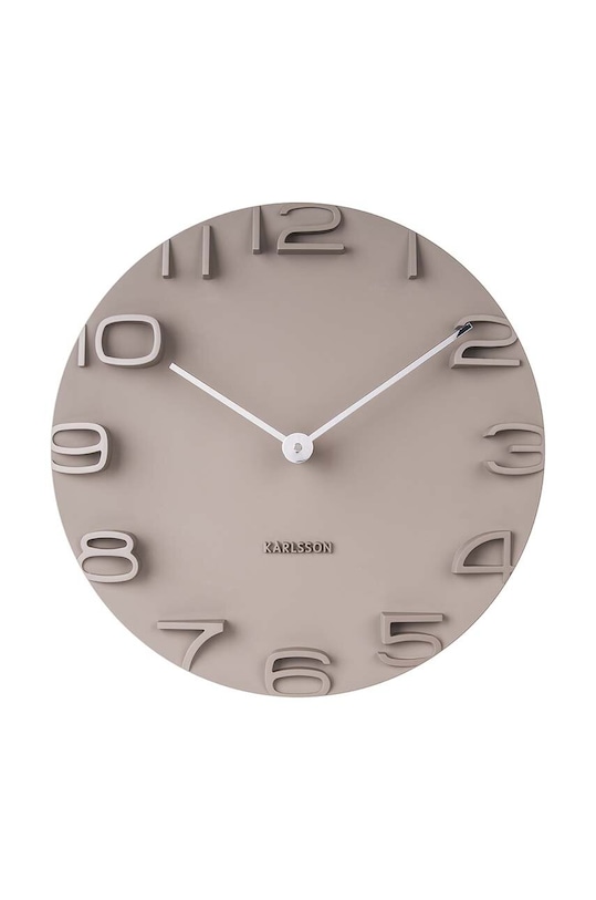 Karlsson ceas de perete On the Edge gri KA5311GY