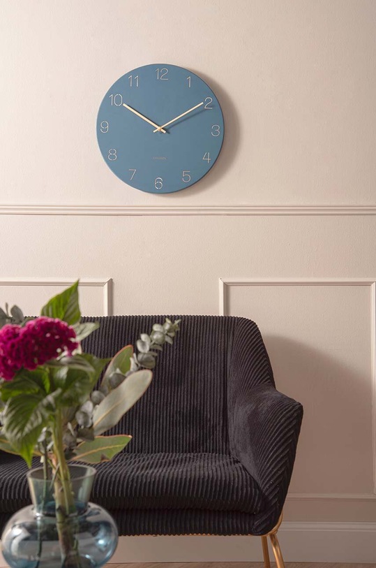 Karlsson zegar ścienny Charm KA5762BL niebieski