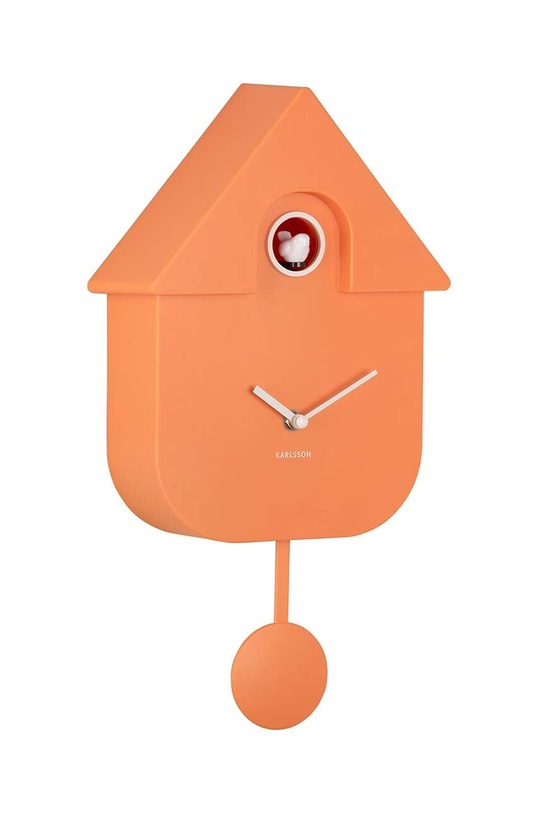 Nástěnné hodiny Karlsson KA5768OR oranžová AA00