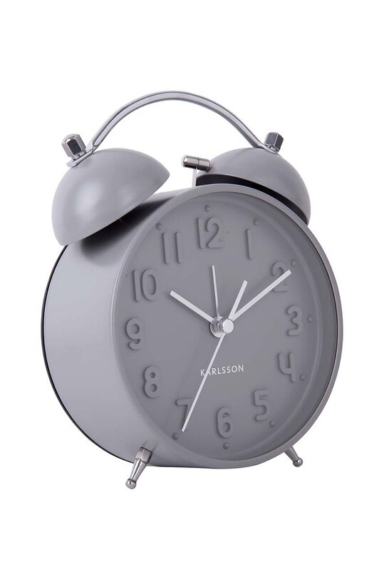 Karlsson budzik Iconic szary KA5784GY