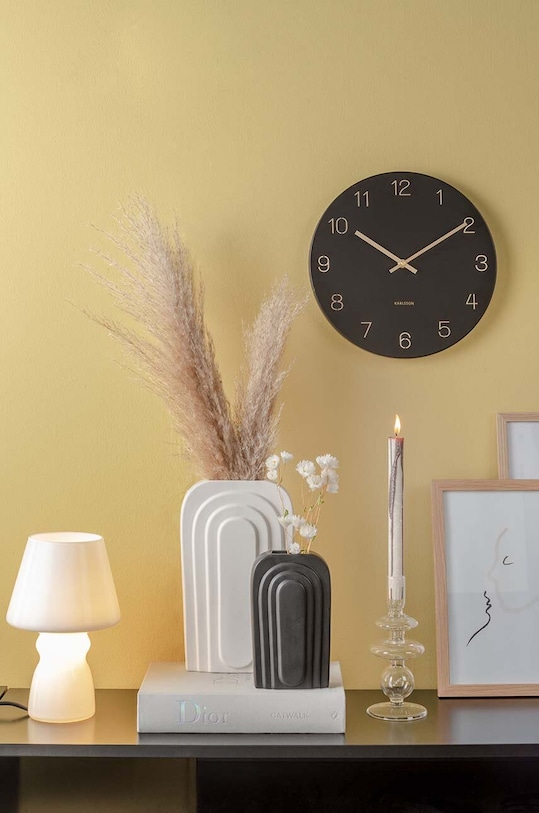 Nástenné hodiny Karlsson Charm KA5788BK