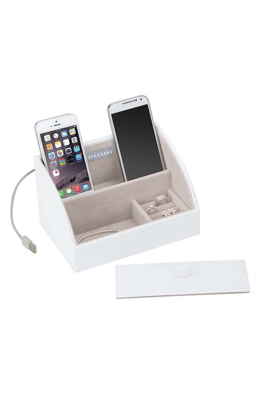 Stackers portagioie e docking station Mini bianco 73345
