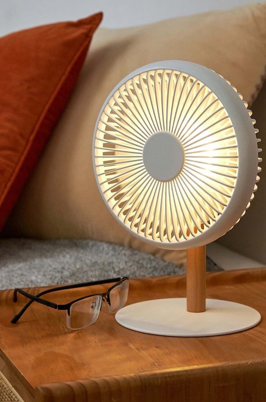 Gingko Design wentylator i lampa stołowa 2w1 Beyond G032WE