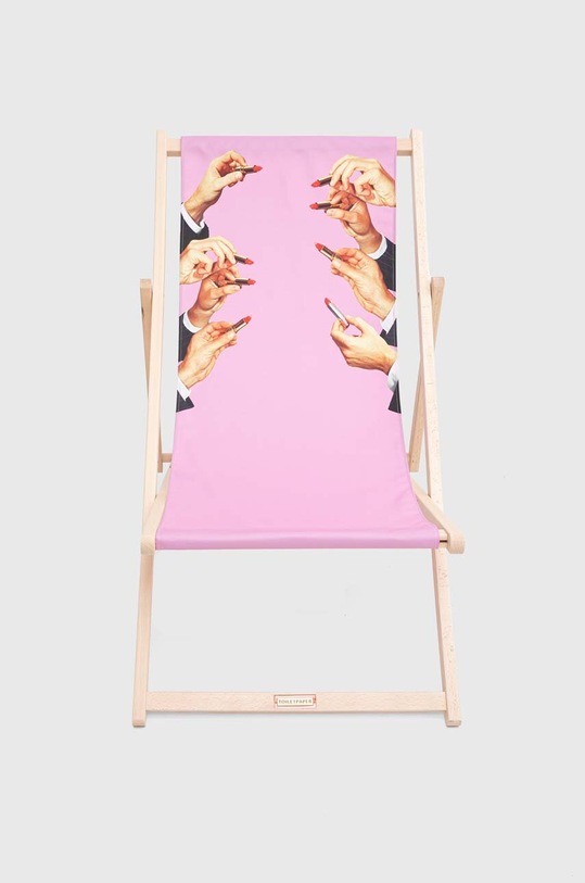 Ξαπλώστρα Seletti Lipstick Pink x Toiletpaper 16685 ροζ AA00