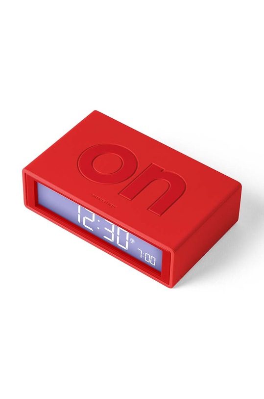 Living și dormitor Lexon ceas deşteptător controlat prin radio Flip+ LR150R9 rosu