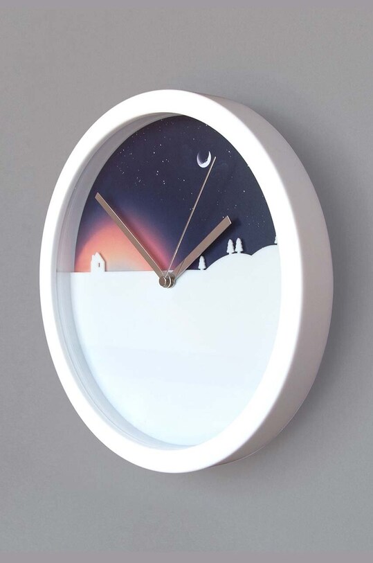 Salon i sypialnia Luckies of London zegar ścienny Day & Night Clock SK.CLOCK.DN1 multicolor