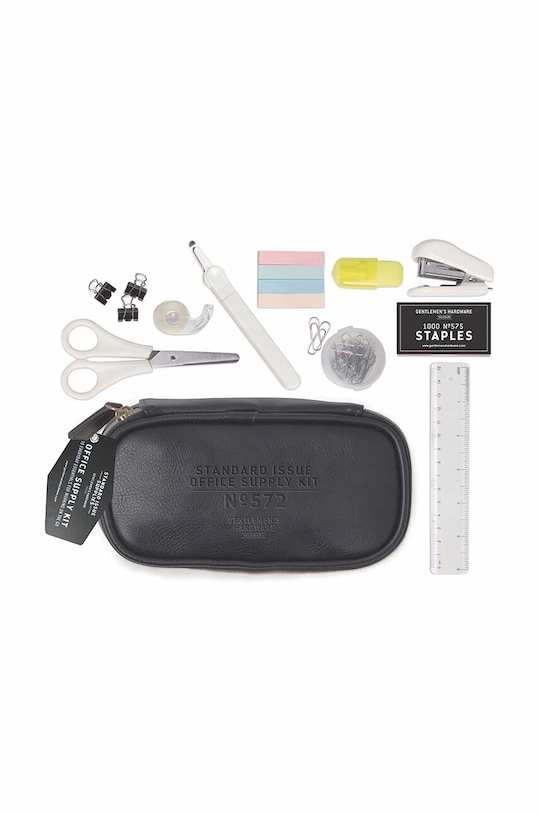 Gentlemen's Hardware set de rechizite de birou Standard Issue Office Supply Kit negru GEN575UK