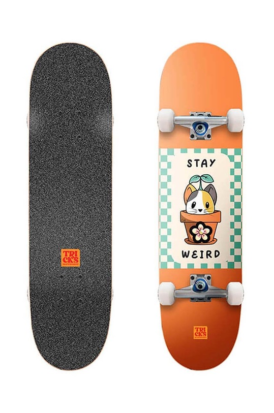 Skateboard Tricks Stay Weird 7,5" x 28,30" vícebarevná TRCO0024A006