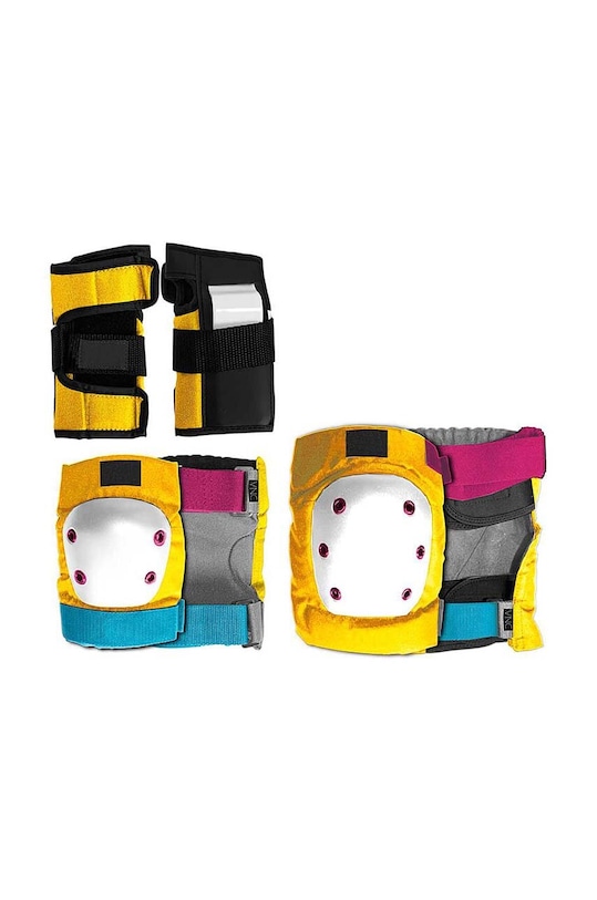 Набір дитячих протекторів DNA Yellow Knee & Elbow барвистий DNPGPR20A025