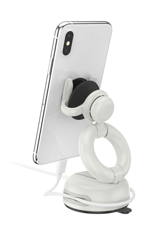 Lifestyle Popsockets stojak na telefon PopMount 2 Car & Desk 802757 biały