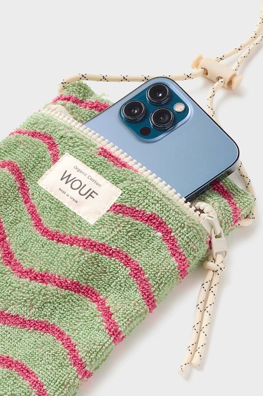 Lifestyle WOUF pokrowiec na telefon Wavy PBTO230017 zielony