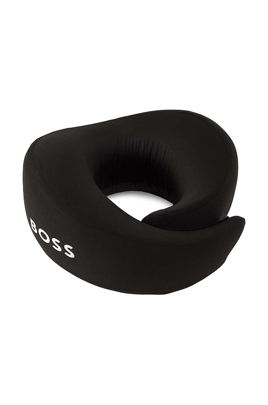 BOSS set de voiaj - bandă de ochi, pernă pentru gât și dopuri pentru urechi Black Travel Kit 3-pack 1027738 negru AA00