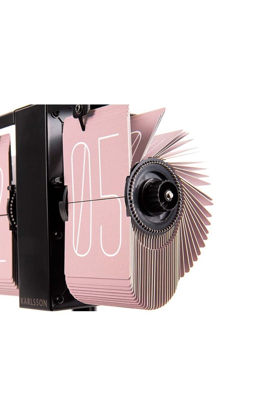 Lifestyle Karlsson zegar klapkowy Flip Clock No Case Mini KA5758PI różowy