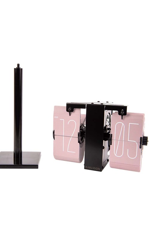 Karlsson zegar klapkowy Flip Clock No Case Mini KA5758PI różowy