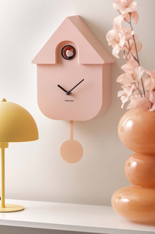 Kukučkové hodiny Karlsson Modern Cuckoo KA5768LP viacfarebná