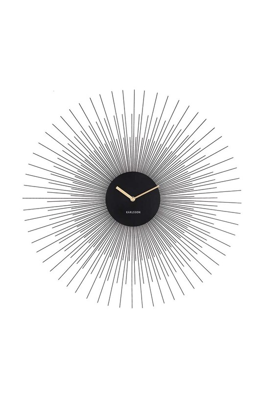 Настінний годинник Karlsson Peony Large чорний KA5818BK