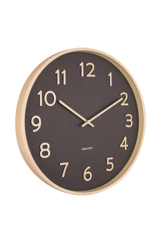 Настенные часы Karlsson Pure Wood KA5852BK чёрный AA00
