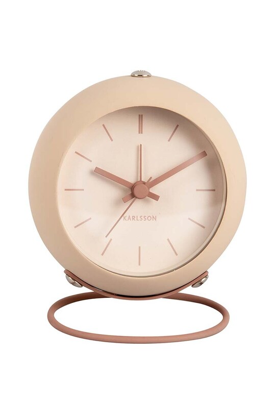 Karlsson budzik Nirvana Globe beżowy KA5857SB