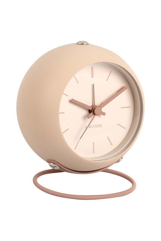 Karlsson budzik Nirvana Globe KA5857SB beżowy AA00