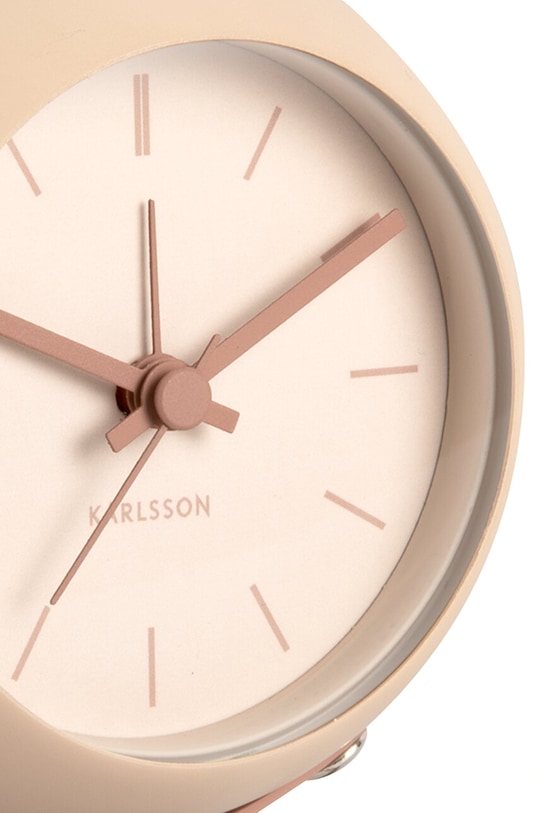 Salon i sypialnia Karlsson budzik Nirvana Globe KA5857SB beżowy