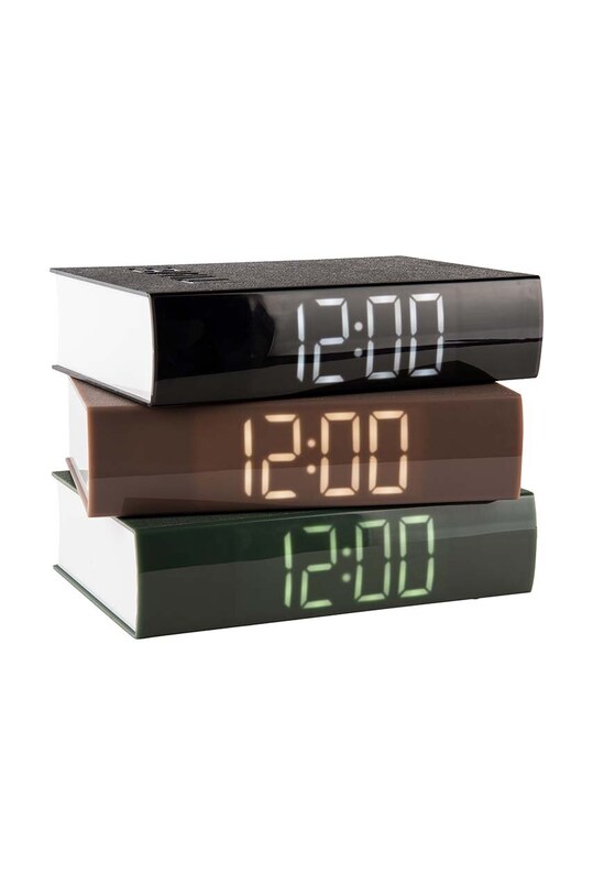 Stolní hodiny Karlsson Book LED KA5861GR