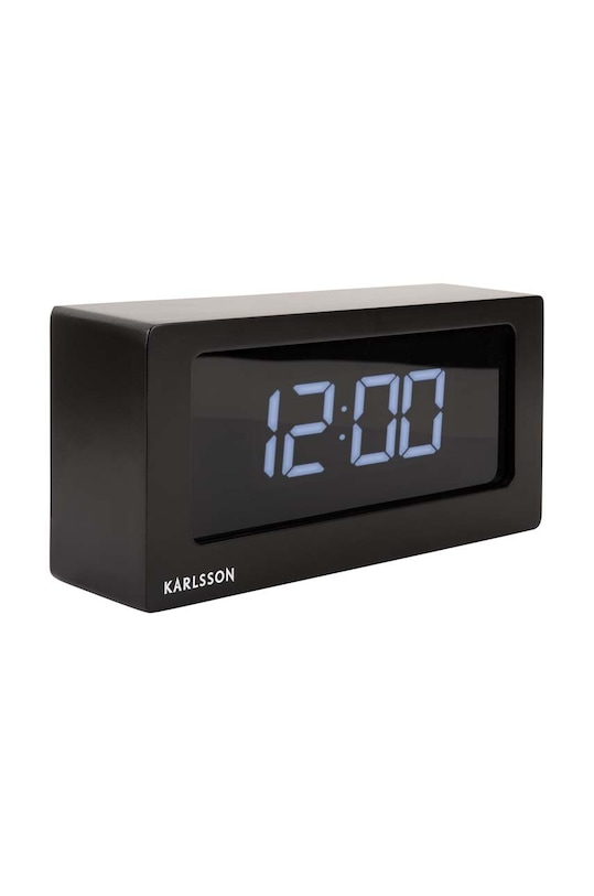 Настолен часовник Karlsson Boxed LED KA5868BK черен AA00