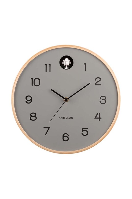 Настенные часы Karlsson Natural Cuckoo серый KA5886GY