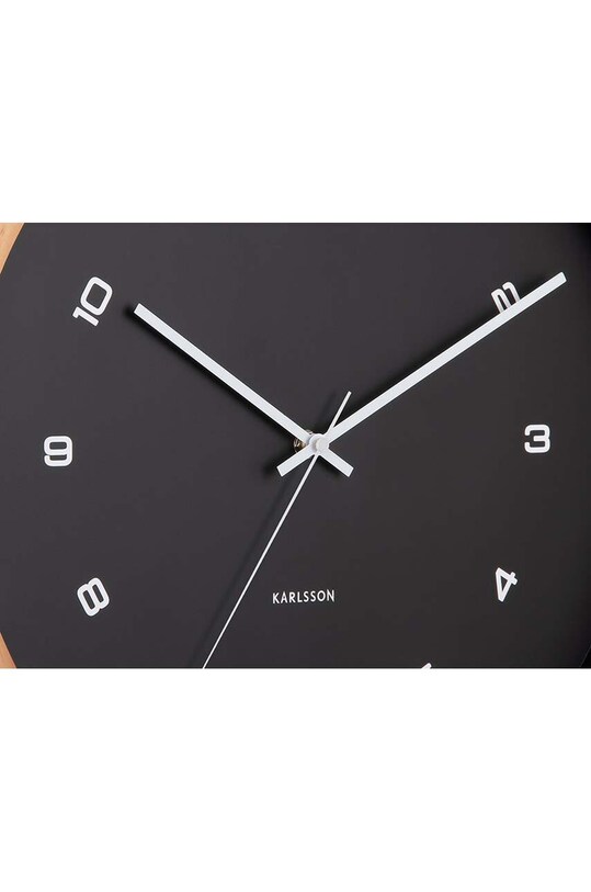 Гостиная и спальня Настенные часы Karlsson Modesta KA5938BK чёрный