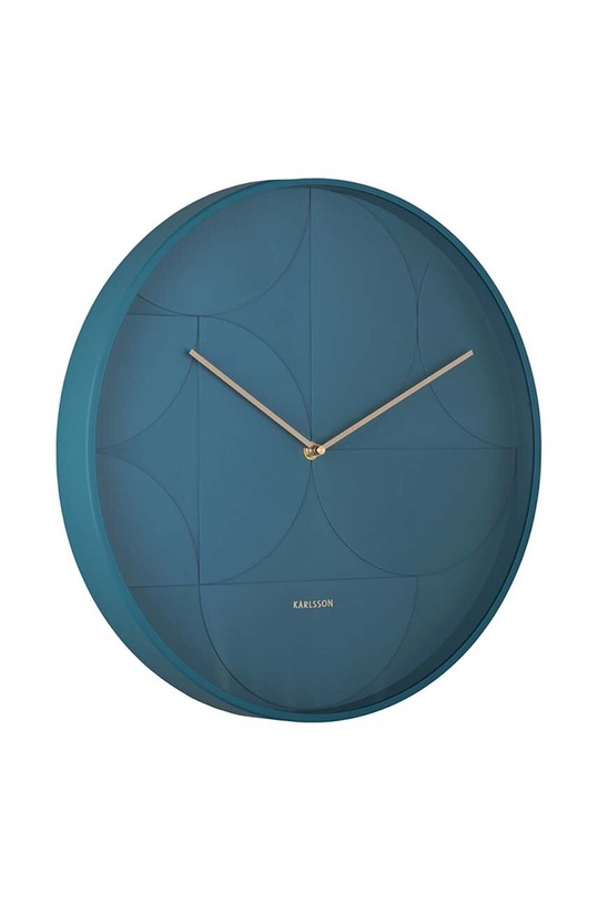 Настенные часы Karlsson Echelon Circular KA5948DB голубой AA00