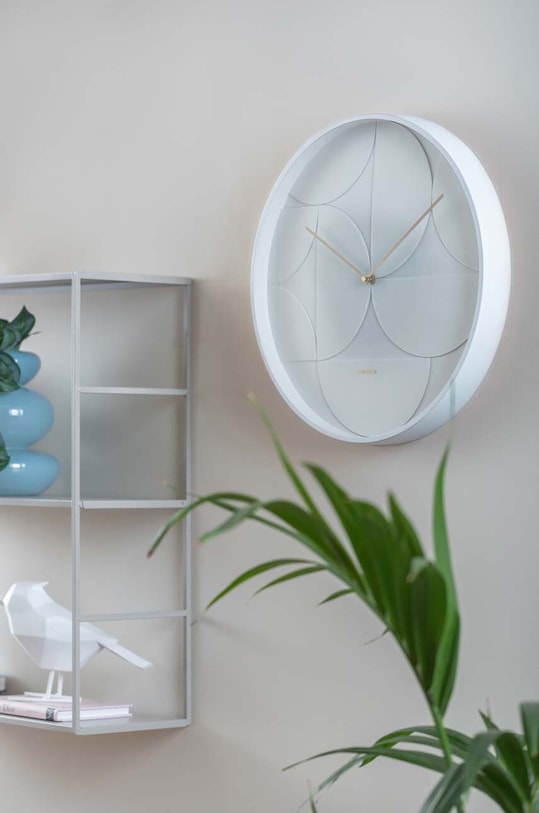 Настінний годинник Karlsson Echelon Circular KA5948WH білий