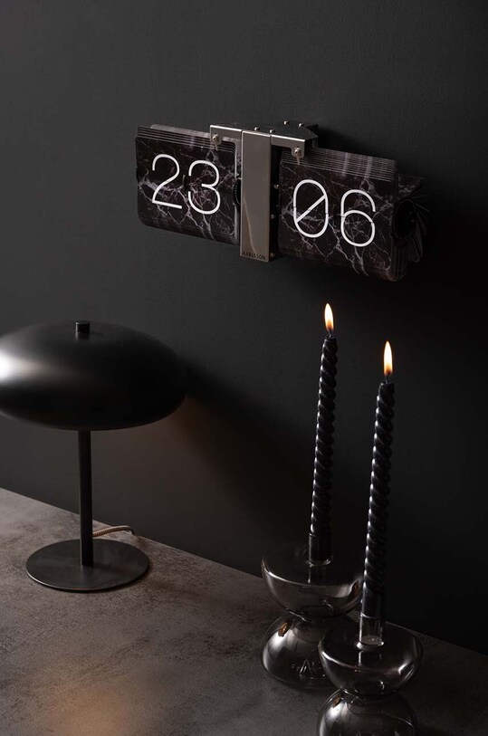 Karlsson zegar klapkowy Flip clock No Case KA5956BK czarny