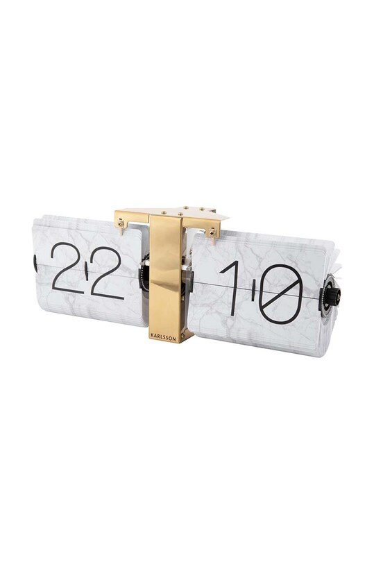 Obývacia izba a spálňa Preklápacie hodiny Karlsson Flip Clock No Case KA5956WH biela