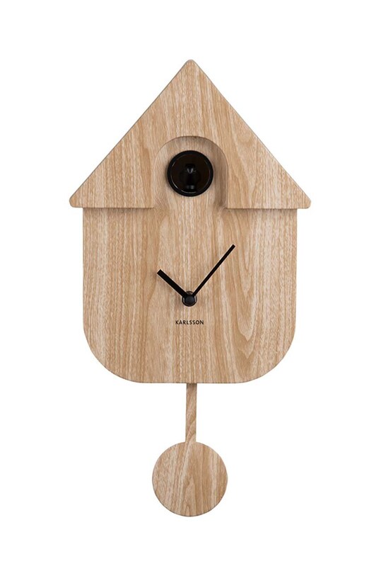 Годинник із зозулею Karlsson Modern Cuckoo коричневий KA5964WD