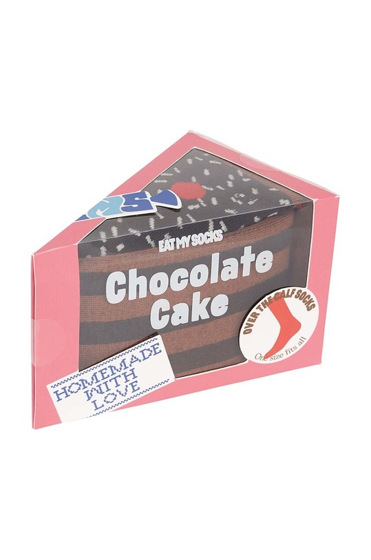 Eat My Socks sosete Chocolate Cake multicolor EMSNOCACH