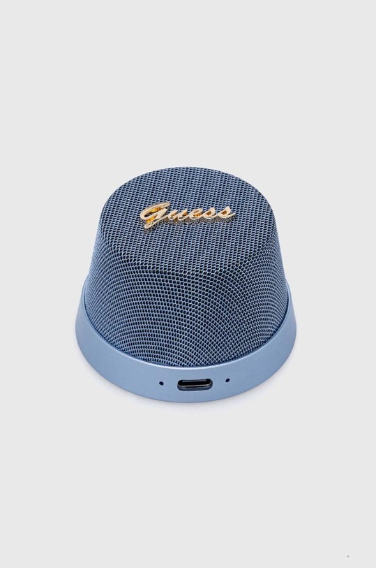 Guess głośnik bezprzewodowy Magnetic Script Metal Mini GUWSC3ALSMB niebieski AA00