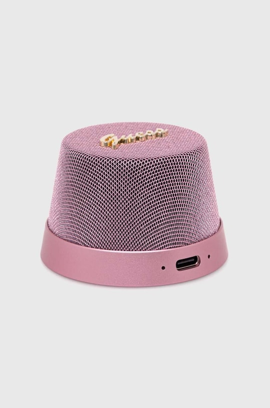 Bezdrôtový reproduktor Guess Magnetic Script Metal Mini ružová GUWSC3ALSMP