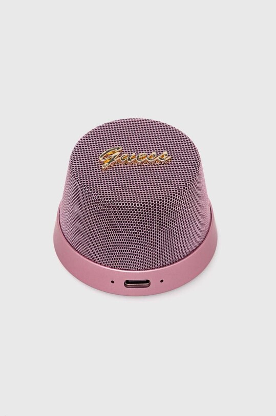 Bezdrôtový reproduktor Guess Magnetic Script Metal Mini GUWSC3ALSMP ružová AA00
