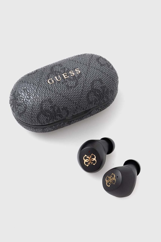 Decor Bezdrôtové slúchadlá Guess Bluetooth 4G Metal ENC GUTWSP4EGK čierna
