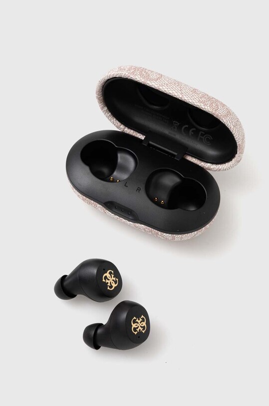 Decor Bezdrôtové slúchadlá Guess Bluetooth 4G Metal ENC GUTWSP4EGP ružová