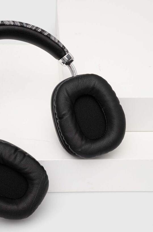 Decor Bezdrôtové slúchadlá Guess Bluetooth Gcube Metallic Script Logo GUBHK1GCTCSK čierna