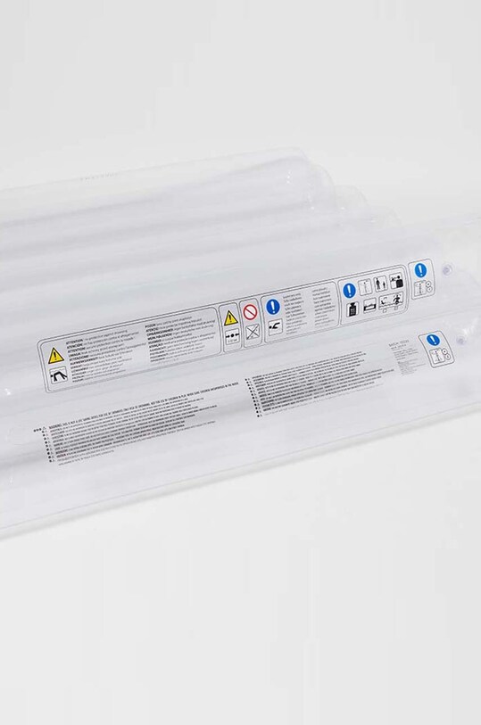 Lifestyle SunnyLife materac dmuchany do pływania Luxe Twin Tube Lilo Le Weekend S41JTCLR transparentny