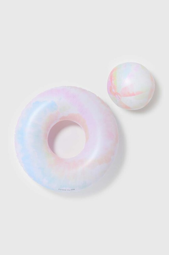 Σωσίβιο κολύμβησης και μπάλα θαλάσσης SunnyLife Tie Dye Multi πολύχρωμο S41PRTDY