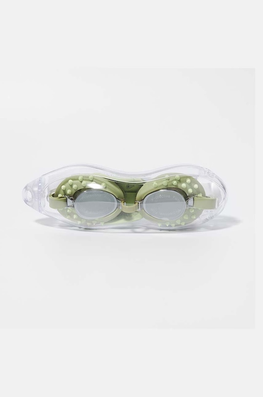 Detské plavecké okuliare SunnyLife Cookie the Croc Khaki zelená S41SGCRC