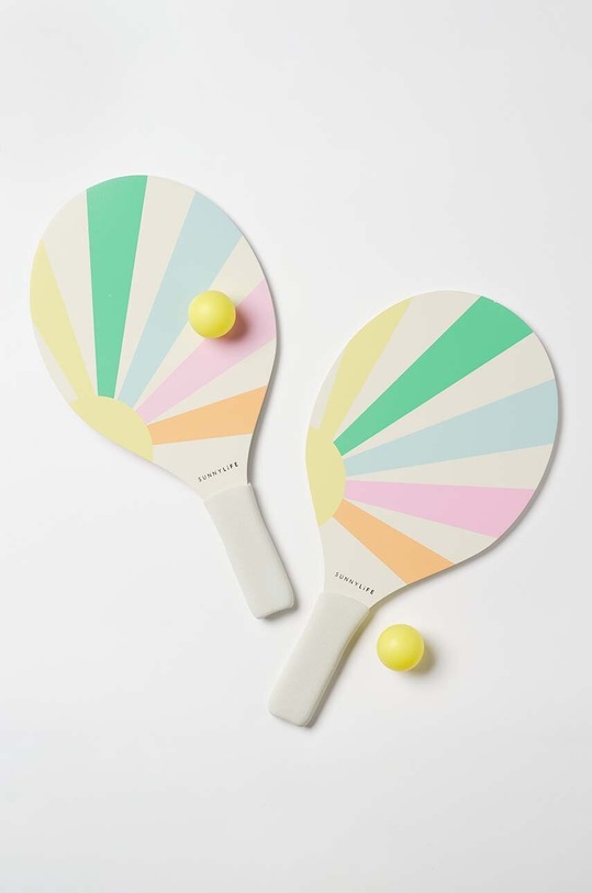 Sada rakiet a plážových loptičiek SunnyLife Gelato viacfarebná SCBPSPGE