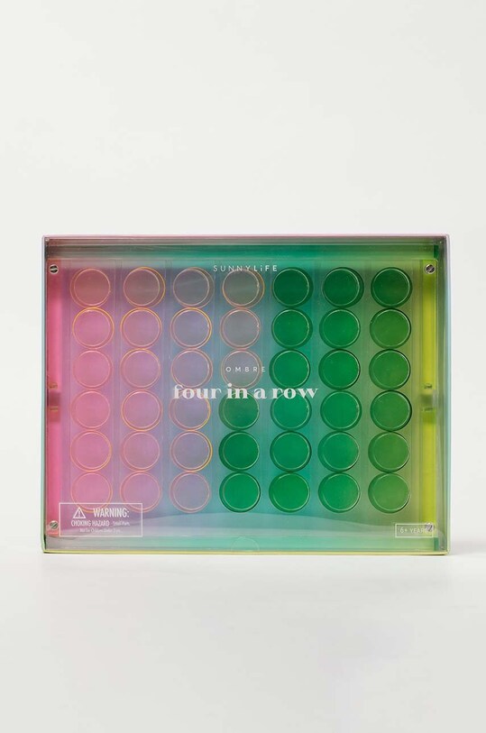 SunnyLife joc Lucite 4 in a Row, Ombre Sherbert multicolor SCLFRSHE