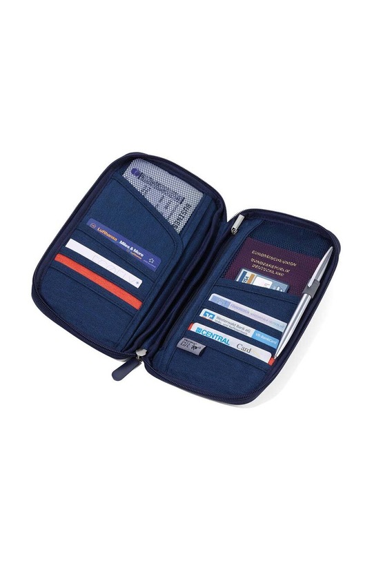 TROIKA podróżne etui na dokumenty Safe Flight granatowy TRTRV20.DB